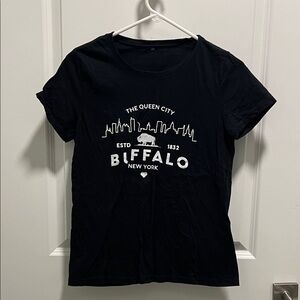 Black Buffalo New York Graphic T-Shirt